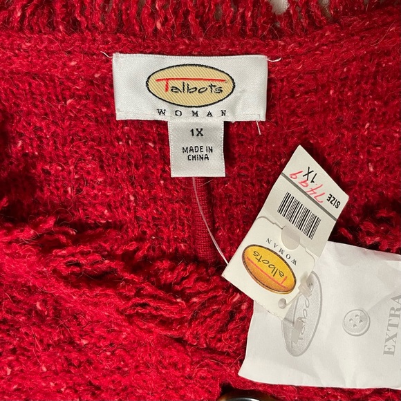 Talbots wool/Alpaca blend button from knit jacket - Picture 4 of 6